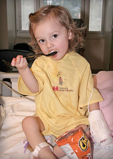 Ella Grace Eating